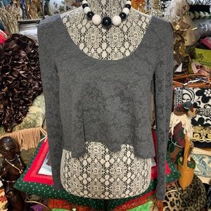 Kimchi Blue Blouse Grey